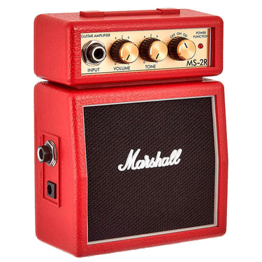 Amplificador Marshall Ms-2r Micro Rojo Con 1bocina 1w